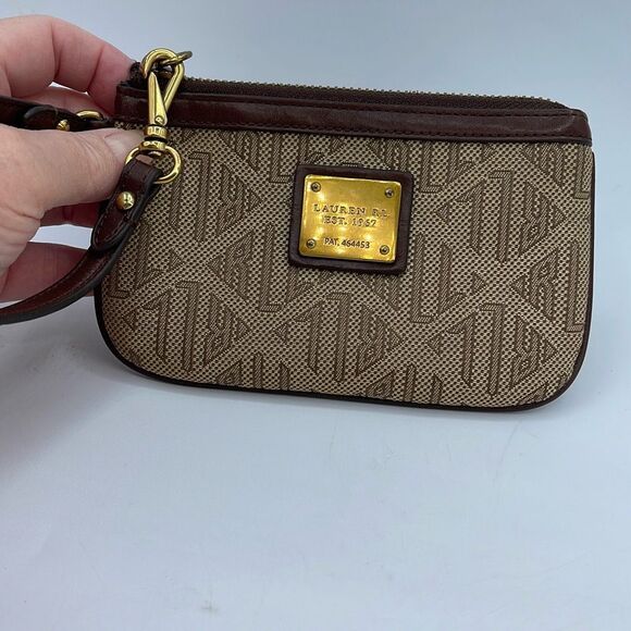 Lauren Ralph Lauren Handbags - Laurel Ralph Lauren logo wristlet.